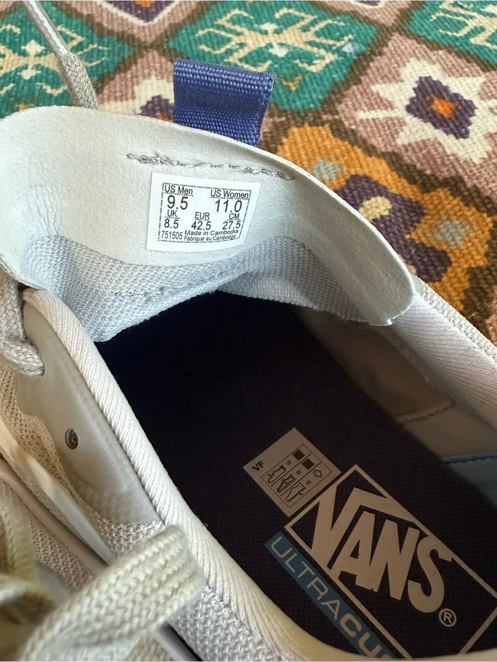 Vans never worn